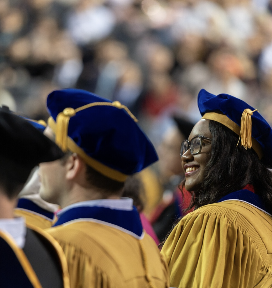 Ivan Allen College Ph.D. graduates at commencement